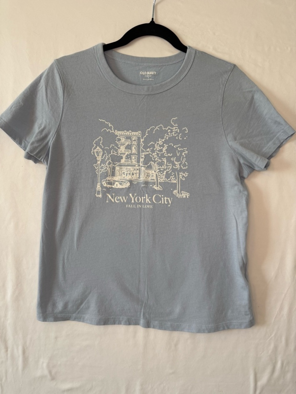 Old Navy Light Blue Women’s New York City Graphic Tee